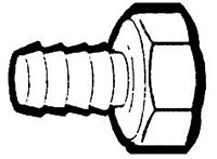 Compliant Brass Female Garden Hose to Hose Barb Swivel Adapter Fittings with Hexagonal Nut Compliant Brass Female Garden Hose to Hose Barb Swivel Adapter Fittings with Hexagonal Nut