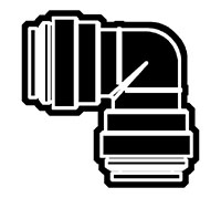 Acetal Push-To-Connect Metric Union Elbows Acetal Push-To-Connect Metric Union Elbows