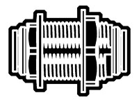Acetal Push-To-Connect Metric Bulkhead Unions Acetal Push-To-Connect Metric Bulkhead Unions