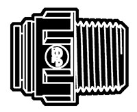 Acetal Push-To-Connect Metric Tube to Male Straight Adapter Fittings Acetal Push-To-Connect Metric Tube to Male Straight Adapter Fittings