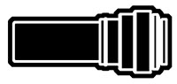 Acetal Push-To-Connect Metric Stem to Tube ucing Adapter Fittings Acetal Push-To-Connect Metric Stem to Tube ucing Adapter Fittings