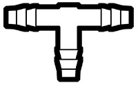 Nylon Plastic ucing Hose Barb Tee Fittings Nylon Plastic ucing Hose Barb Tee Fittings