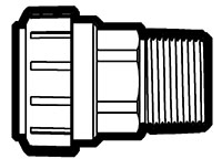 Copper Tube Size (CTS) Twist-To-Lock to Male Pipe Adapter Fittings Copper Tube Size (CTS) Twist-To-Lock to Male Pipe Adapter Fittings