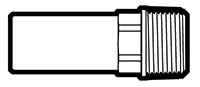 Brass Compliant Copper Tube Size (CTS) Stem to Male Pipe Adapter Fittings Brass Compliant Copper Tube Size (CTS) Stem to Male Pipe Adapter Fittings