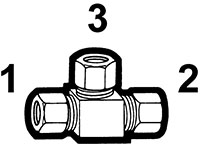 Compliant Compression Reducing Union Tee Fittings Compliant Compression Reducing Union Tee Fittings