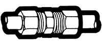 Compliant Compression Drilled Thru (Slip Style) Straight Unions Compliant Compression Drilled Thru (Slip Style) Straight Unions
