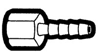 Compliant Hose Barb to Female Pipe Adapter Fittings Compliant Hose Barb to Female Pipe Adapter Fittings