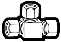 Compliant Plated Union Tee Fittings Compliant Plated Union Tee Fittings